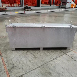 Zertifiziert Eichinger Werkzeugkiste 1210.3 Stahl 600 l, 1800 x 600 x 650 mm, 90 kg, verzinkt Fassungsvermögen: 600 Liter