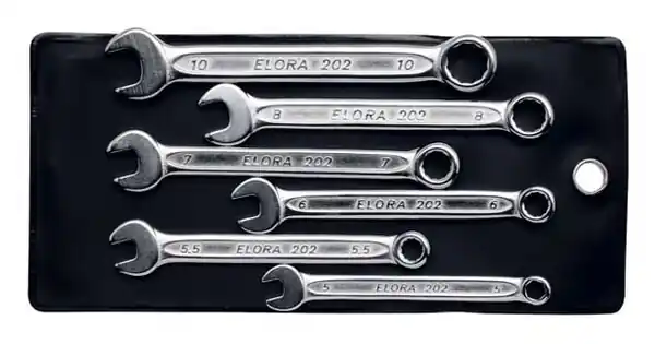 Top-Preis ELORA Ringmaulschlüssel-Satz 8-teilig ELORA-202S 8M, extra kurz, 4 - 10 mm