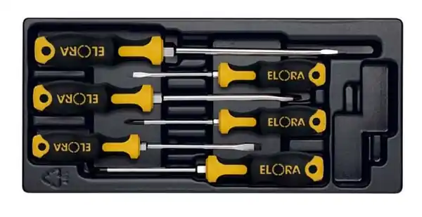 Top-Preis ELORA QUATROLIT® 2K-Schraubendreher-Satz 6-teilig Modul ELORA-MS-37