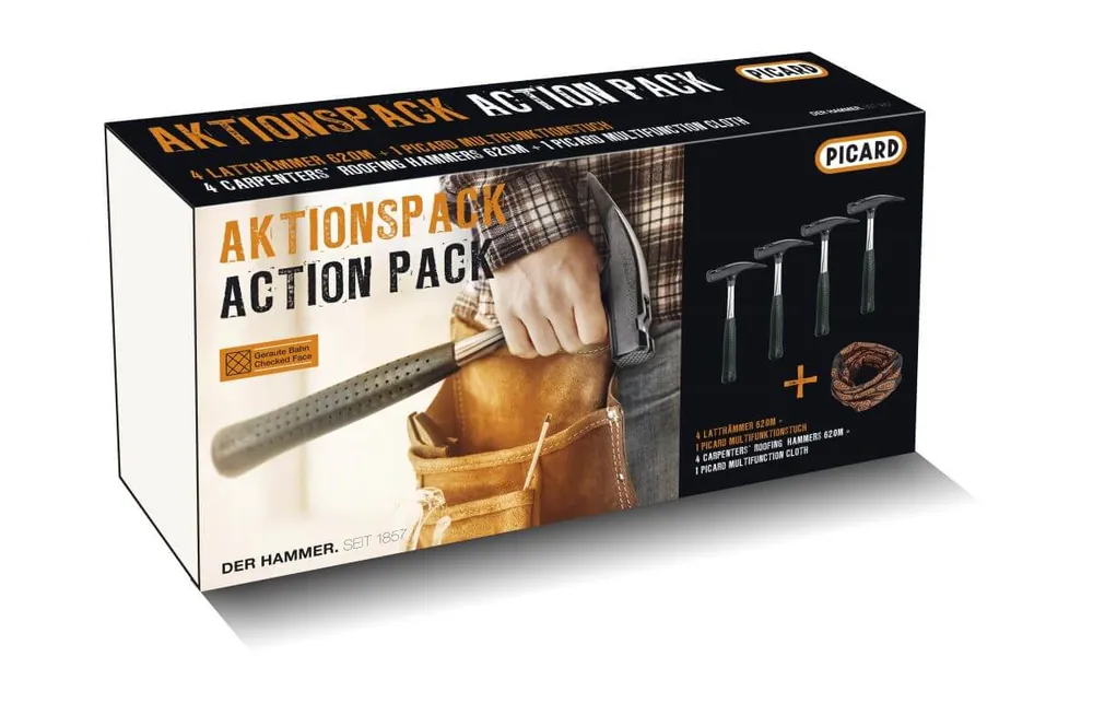Picard Aktionspack Latthammer 620M glatte Bahn, 760 g + Halstuch Aktuell