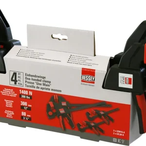 BESSEY Einhandzwingen-Set EZM/EZL 4-teilig Direktkauf