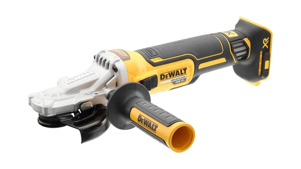 DeWALT Akku-Flachkopf-Winkelschleifer DCG405FNT, 125 mm, 18 V Basisversion Markenware