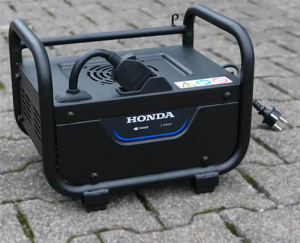 Aktuell Weber mt Ladegerät 230 Volt für Honda Akku