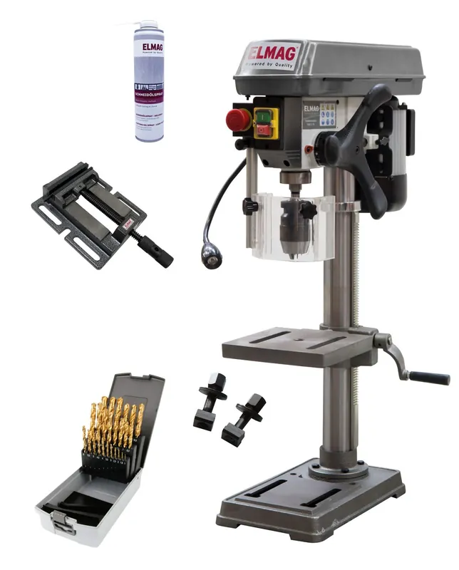 Beliebt ELMAG Keilriemen-Tischbohrmaschine KBM 16 T Set-Aktion
