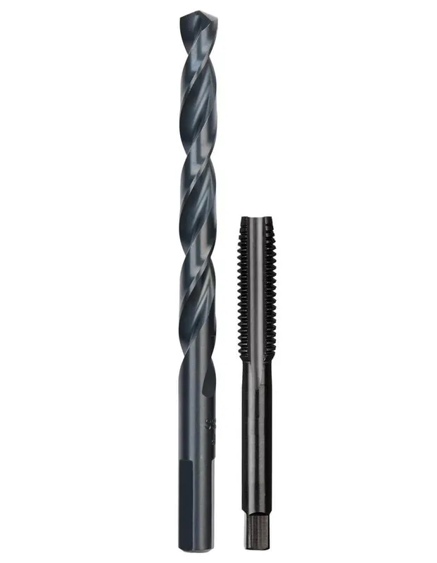Versand Am Gleichen Tag Milwaukee Gewindebohrer-Set 2-teilig Thunderweb HSS-G Bohrer M8x1,25 mm, Bohrer 6,8 mm