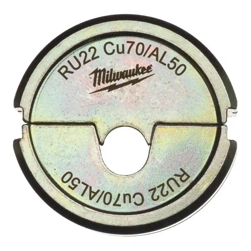 Ausverkauf Milwaukee Presseinsatz RU22 Cu70/AL50 für Cu/Al für hydraulisches Akku-Presswerkzeug