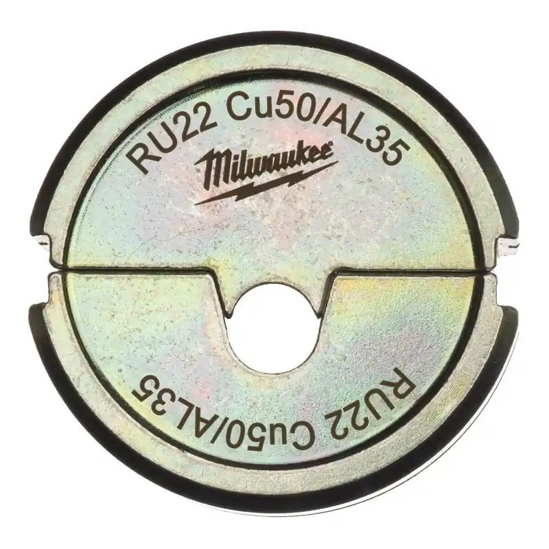 Sonderaktion Milwaukee Presseinsatz RU22 Cu50/AL35 für Cu/Al für hydraulisches Akku-Presswerkzeug