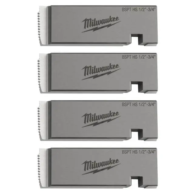 Milwaukee Gewindeschneideisen PTR2D 1/2 Zoll-3/4 Zoll BSPT HS für MXF PTR2 Preisknaller