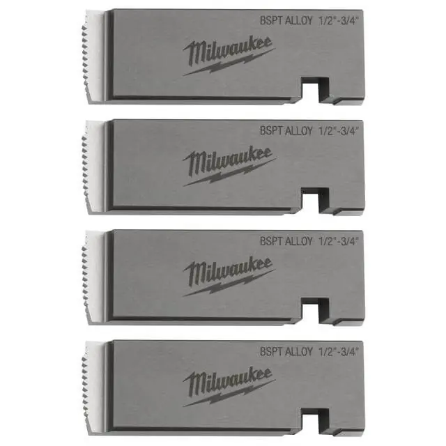 Garantierte Lieferung Milwaukee Gewindeschneideisen PTR2D 1/2 Zoll-3/4 Zoll BSPT Alloy für MXF PTR2
