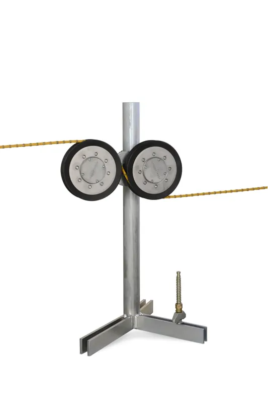 Neuheit LISSMAC Stützrollenpaar mit Halter für LWCH 100, LWCE 200