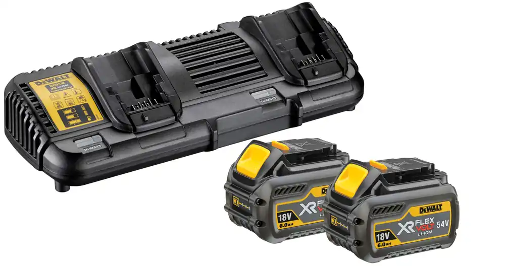 Neu DeWALT Starter-Set DCB132T2 2x Akku 54 Volt / 108 Wh