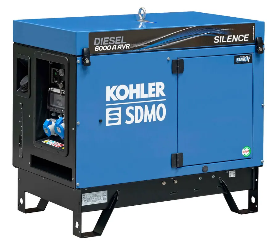 Kohler SDMO Stromerzeuger DIESEL 6000 A SILENCE AVR C5 Begrenztes Angebot