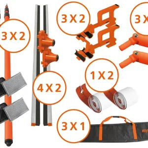 HEYLO Staubschutzwand HEYWALL Profi-Paket Schnäppchen