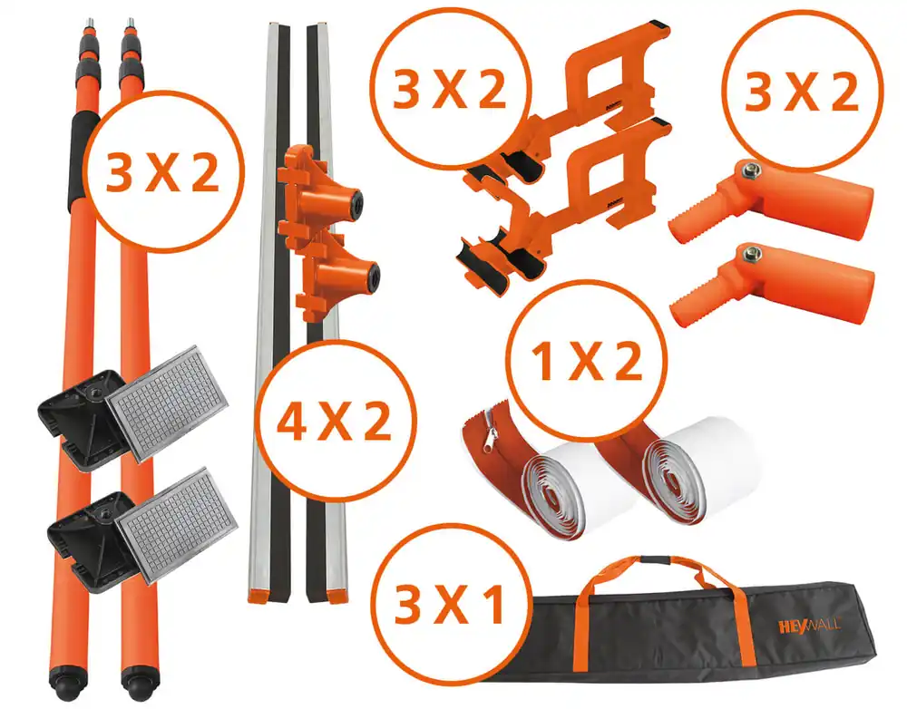 HEYLO Staubschutzwand HEYWALL Profi-Paket Schnäppchen