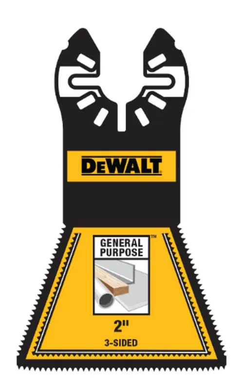 Preisknaller DeWALT Multi-Tool Sägeblatt 54 mm, 3-seitig, BIM, Holz, nagelfest, Kunststoffe