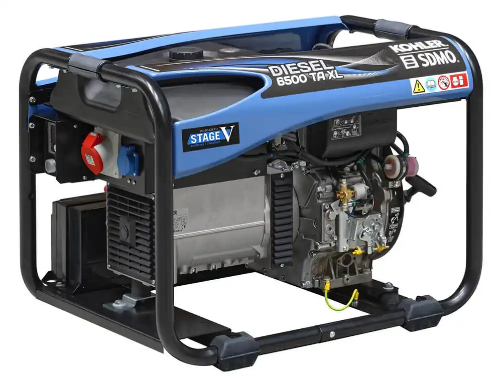 Sonderangebot Kohler SDMO Stromerzeuger DIESEL 6500 TA XL C5 6500 VAach 32. BImSchV
