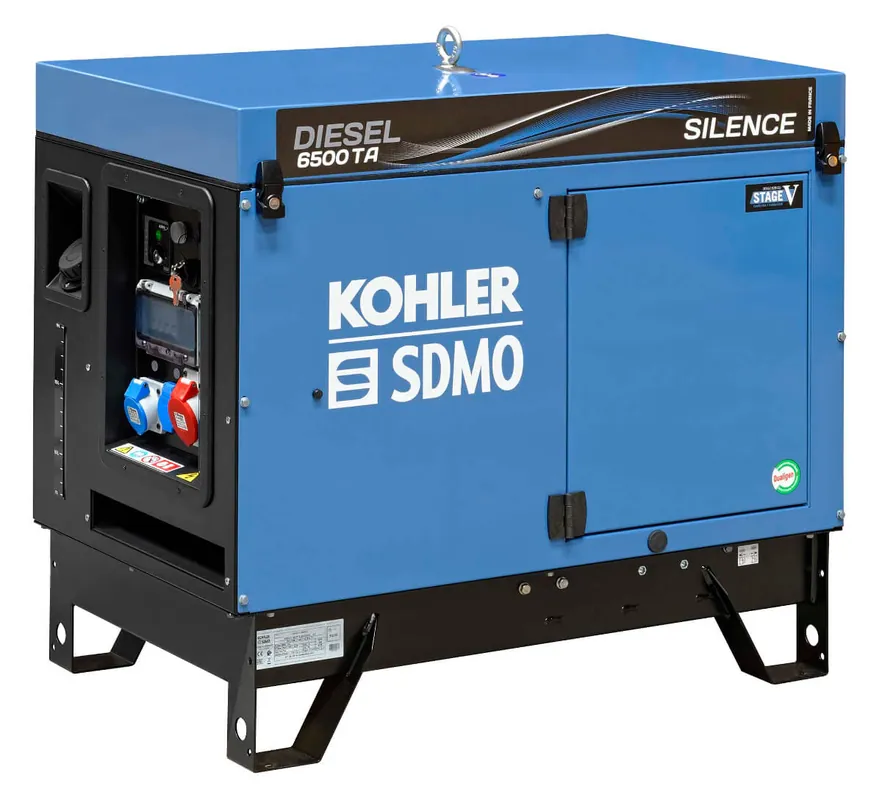 Kohler SDMO Stromerzeuger DIESEL 6500 TA SILENCE C5 RCD Neuheit