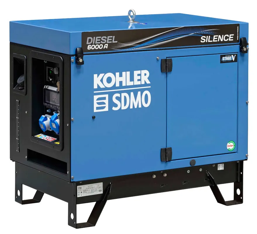 Top-Seller Kohler SDMO Stromerzeuger DIESEL 6000 A SILENCE C5