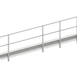 Layher Steigtechnik Dreitiliger Seitenschutz zum Alusteg 1348.475 Beliebt