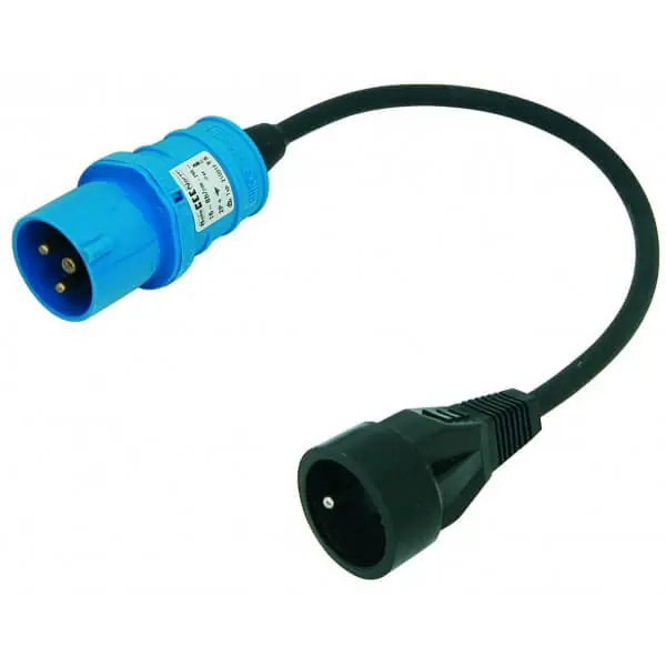 Kohler SDMO Adapter mit 230V 16A-CEE Stecker auf Schuko-Kupplung RAP Garantierte Lieferung