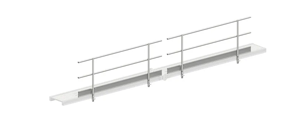 Layher Steigtechnik Dreitiliger Seitenschutz zum Alusteg 1349.730 Must-Have