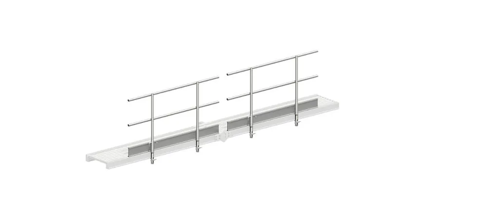 Top-Angebot Layher Steigtechnik Dreitiliger Seitenschutz zum Alusteg 1349.510