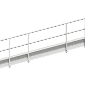 Layher Steigtechnik Dreitiliger Seitenschutz zum Alusteg 1348.910 Expressversand