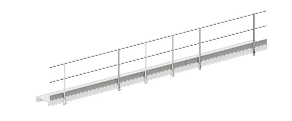 Layher Steigtechnik Dreitiliger Seitenschutz zum Alusteg 1348.800 Saisonangebot
