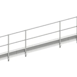 Layher Steigtechnik Dreitiliger Seitenschutz zum Alusteg 1348.710 Neue Ware