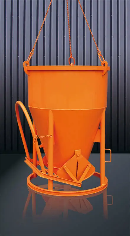 Versand Am Gleichen Tag Eichinger Betonsilo 1012.16 zylindrisch-konisch gerader Auslauf Handhebel Bügel 2000 Liter Fassungsvermögen: 2000 Liter