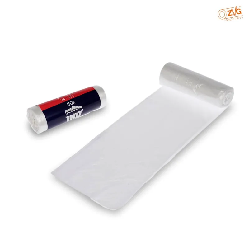 ZVG Müllbeutel 30 l transparent, 50 Stück Direktkauf