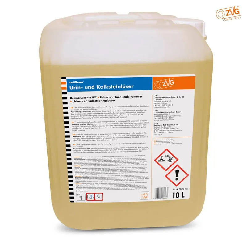 ZVG Urin- und Kalksteinlöser Urinex®  Inhalt: 10 l Schneller Versand