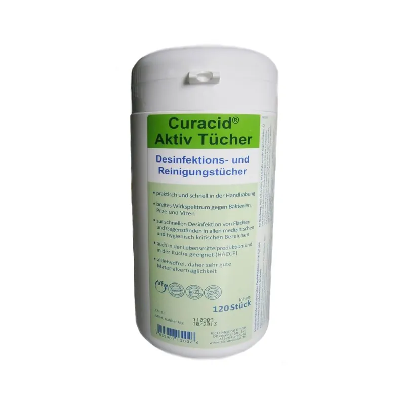 ZVG Flächen-Desinfektionstücher Curacid® Aktiv 150 Tücher Must-Have