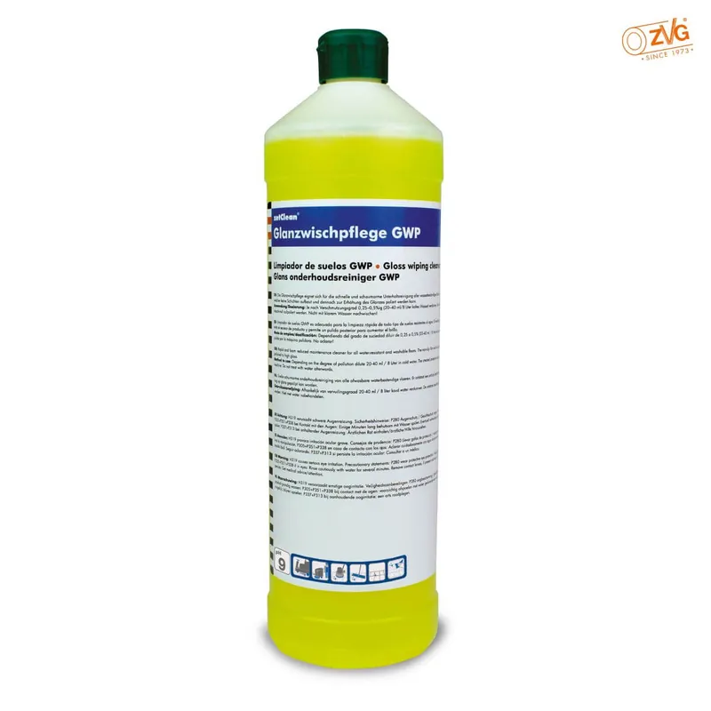 Abverkauf ZVG Glanzwischpflege GWP Bodenreiniger Konzentrat, 1 Liter