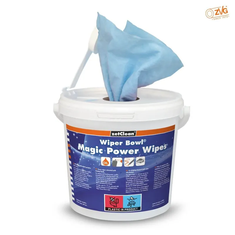 Nur Für Kurze Zeit ZVG Reinigungstücher feucht Magic Power Wipes im Spendereimer 72 Tücher