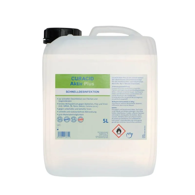 ZVG Schnelldesinfektion Curacid® Aktiv plus Inhalt: 5 l Direktkauf