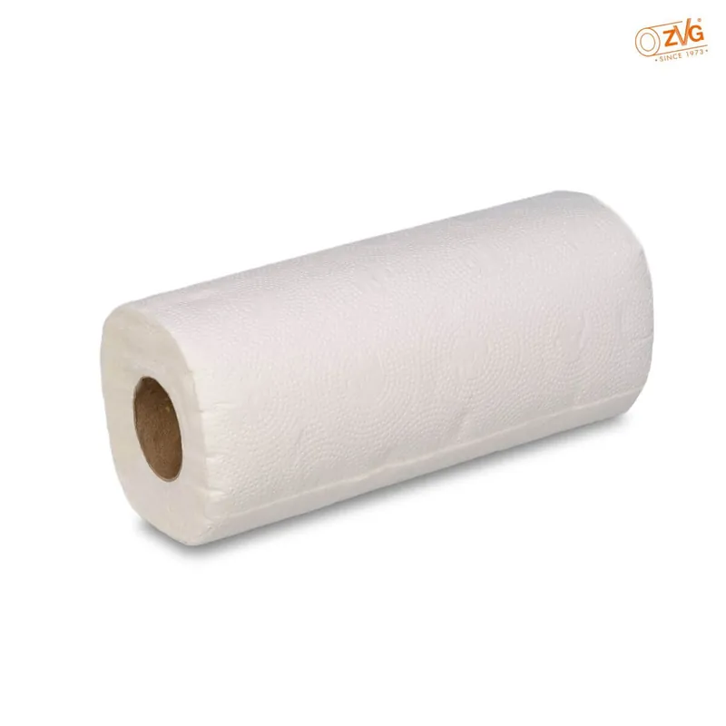 Preis Gesenkt ZVG Küchenrolle 3-lagig weiß 260 mm, 51 Abrisse, 32 Rollen