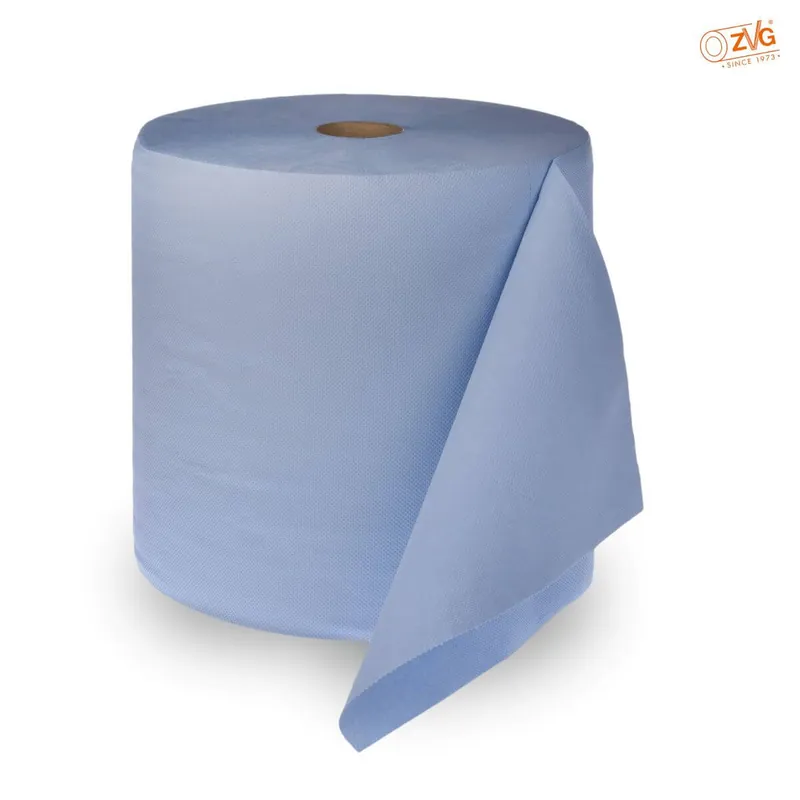 ZVG Putztuchrolle Multiclean® 3-lagig, blau 380 mm, 1000 Abrisse Nur Für Kurze Zeit
