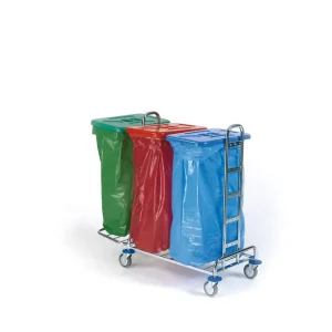 Direktkauf floorstar Trennwagen 3-fach SOLID mit Fußpedal