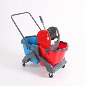 floorstar Doppelfahrwagen 17 l mit Deichsel BASIC Echt