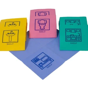 Finale Aktion floorstar Vlies Allzwecktuch 110 g/m², mit Piktogramm Farbe: gelb