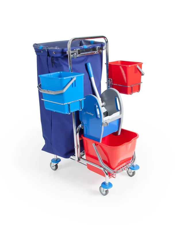 floorstar Einfachfahrwagen SOLID verchromt, ausgestattet, 17 l Sofort Bestellen