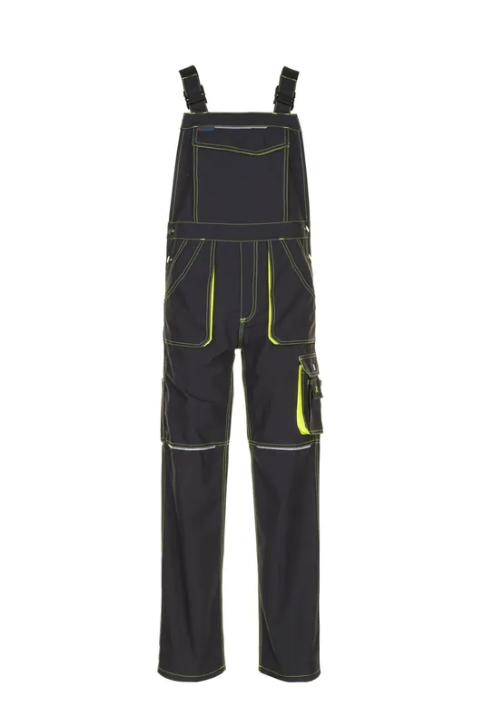 PLANAM Basalt Neon Latzhose anthrazit/gelb Größe: 110 Ausverkauf