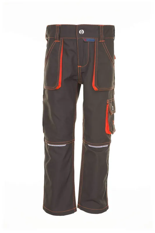 PLANAM Basalt Neon Junior Bundhose oliv/orange Größe: 170/176 Markenprodukt