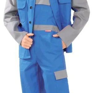 Preisknaller PLANAM Major-Protect Bundjacke 2-lagig kornblau/grau Größe: 110