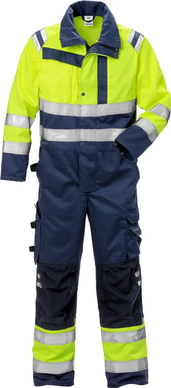 Super-Preis FRISTADS HighVis Overall Kl.3,8026PLU Warnschutz-gelb/marine Größe: XL