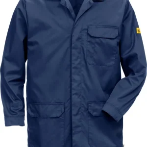 Super-Preis FRISTADS ESD Kittel 3080 ELP marineblau Größe: L