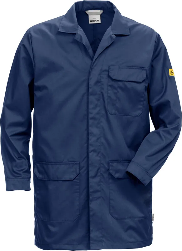Super-Preis FRISTADS ESD Kittel 3080 ELP marineblau Größe: L