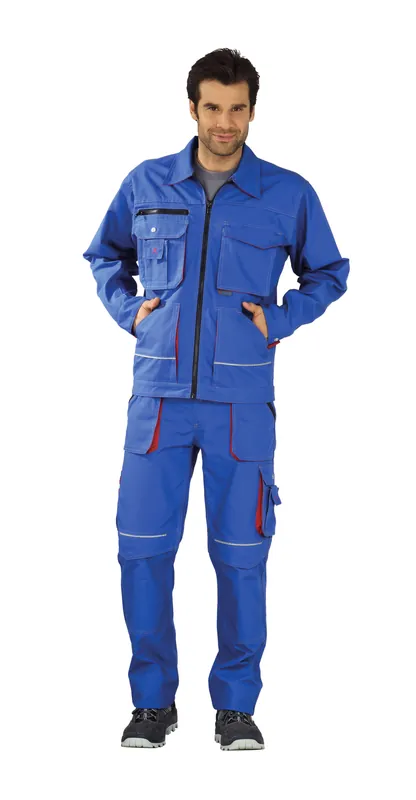 Direkt Vom Hersteller PLANAM Basalt Bundjacke kornblau/rot Größe: 110