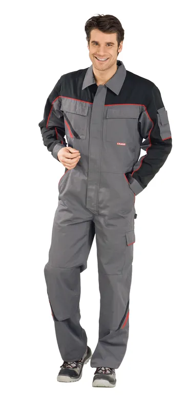 Zertifiziert PLANAM Rallyekombi HIGHLINE schiefer/schwarz/rot Größe: 118